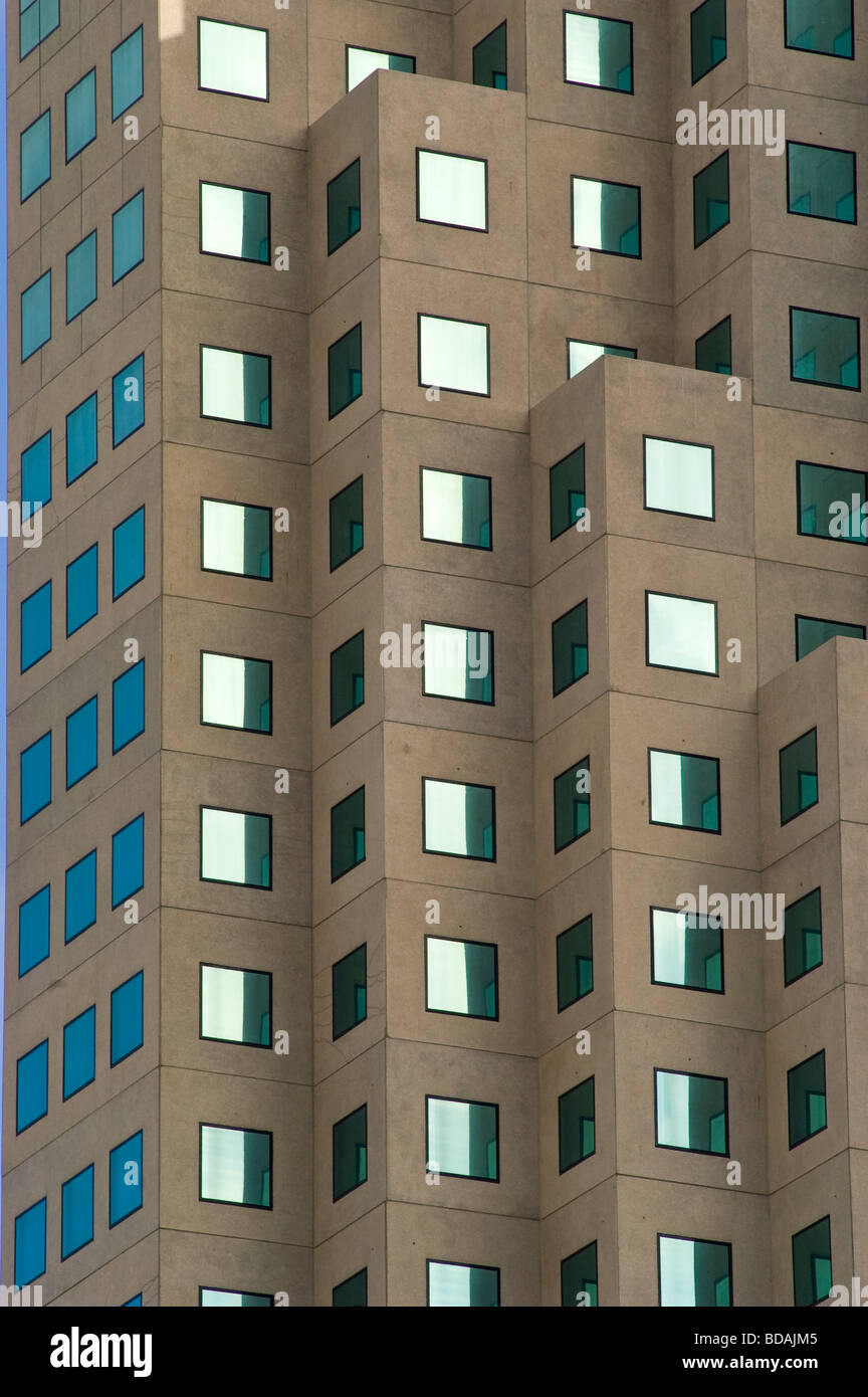 L'architecture et les toits du centre-ville de Miami Beach, Floride Banque D'Images