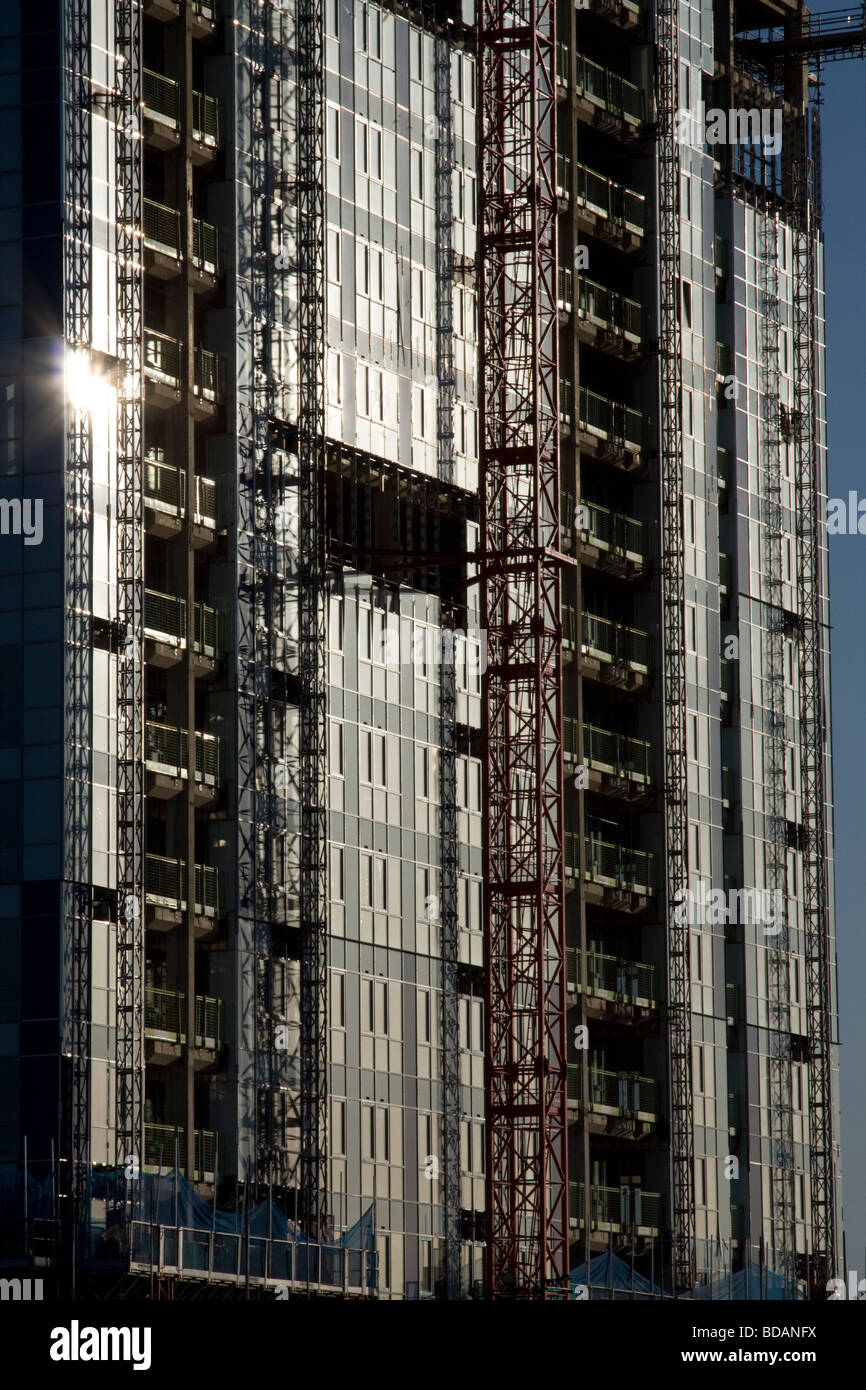KD Tower (anciennement bâtiment Kodak) Hemel Hempstead, le réaménagement en appartements en cours. Banque D'Images