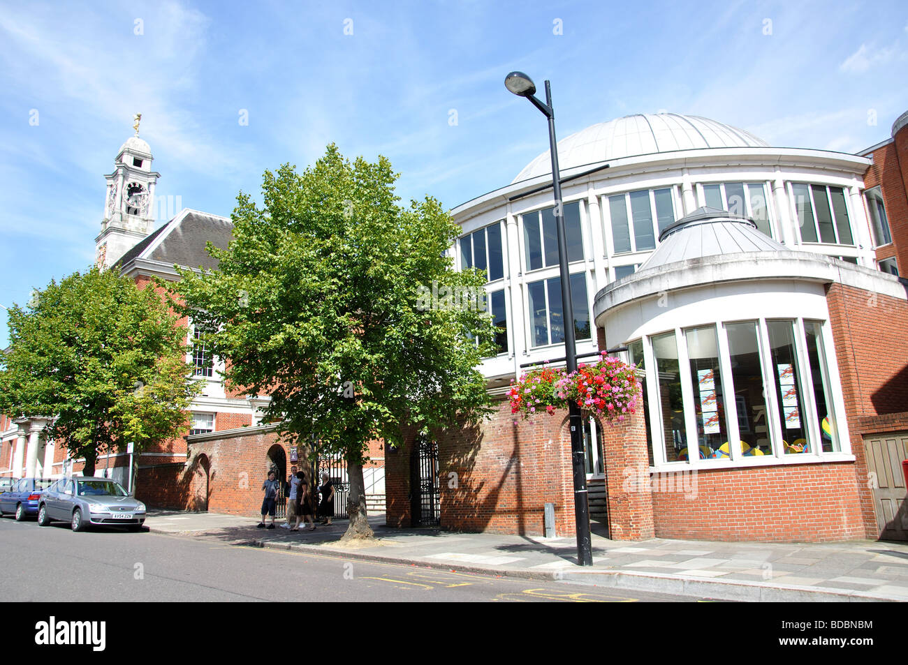 The Library, Market place, Braintree, Essex, Angleterre, Royaume-Uni Banque D'Images