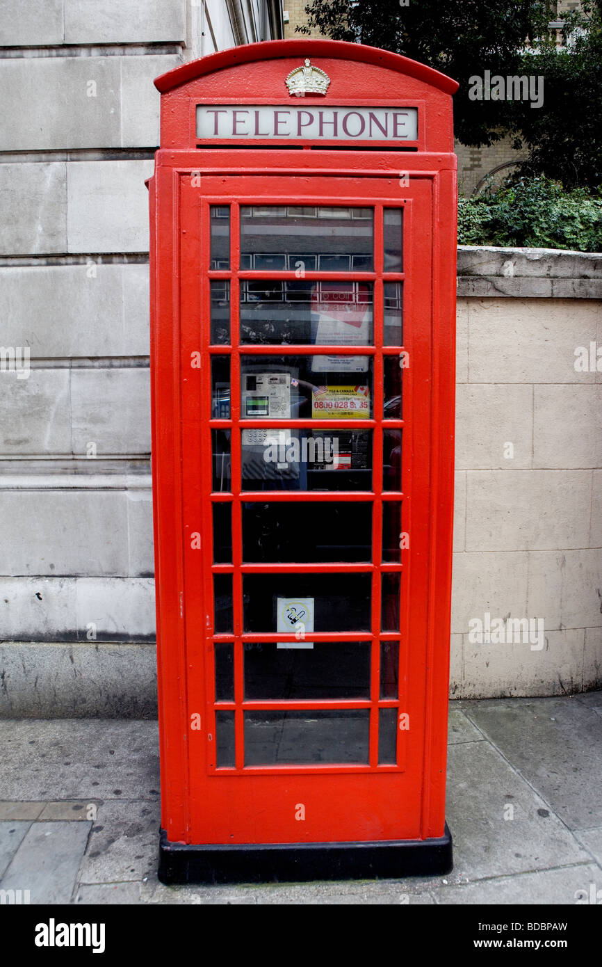 Cabine téléphonique Banque D'Images