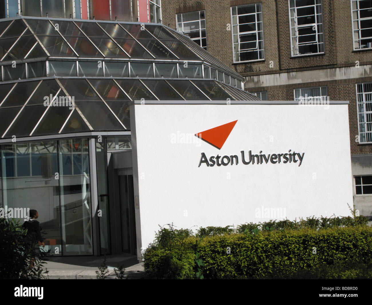 Bâtiment principal de l'Université Aston Birmingham UK Banque D'Images