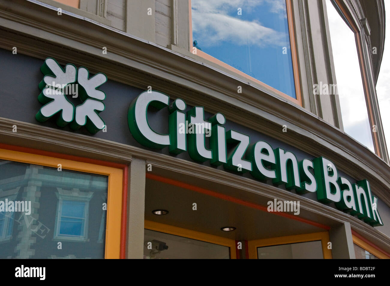 La Citizens Bank Harvard Square Boston Massachusetts Banque D'Images