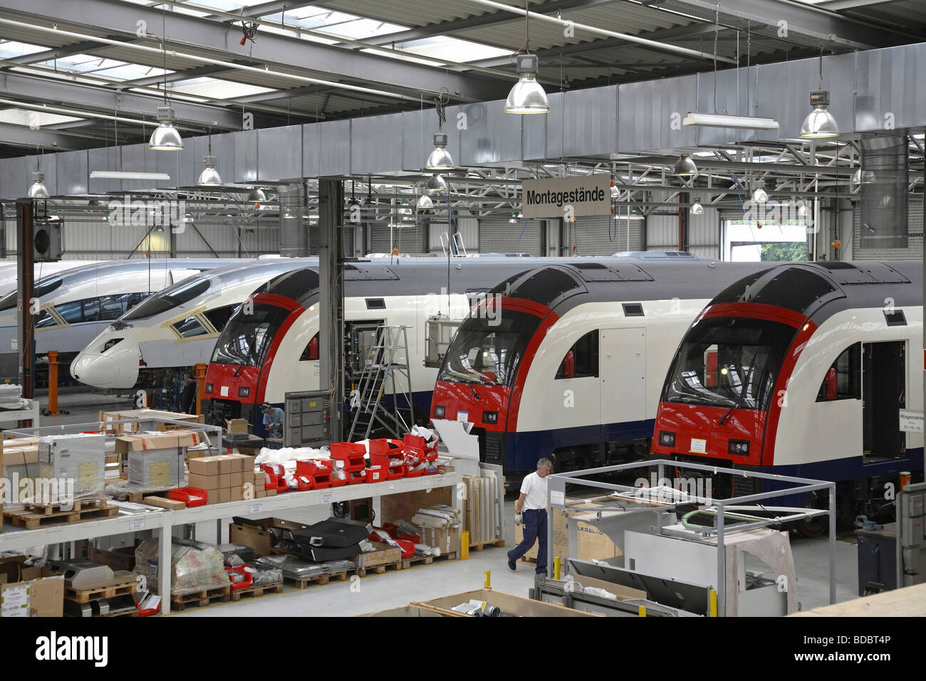 Siemens Transportation Systems, Krefeld, Allemagne Banque D'Images