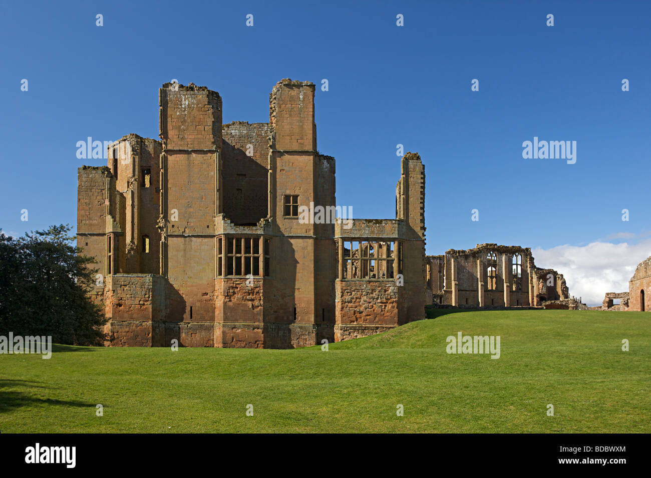 Le château de Kenilworth à Kenilworth, dans l'Ouest Midlands de l'Angleterre, dans le Warwickshire, Royaume-Uni Banque D'Images