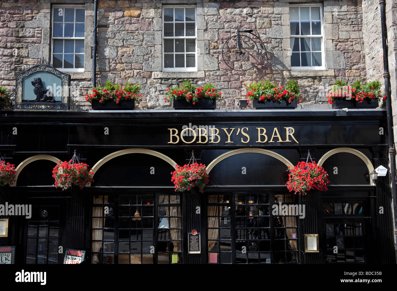 L'Grayfriar Bobby's Bar, Édimbourg, Écosse, Royaume-Uni Europe Banque D'Images