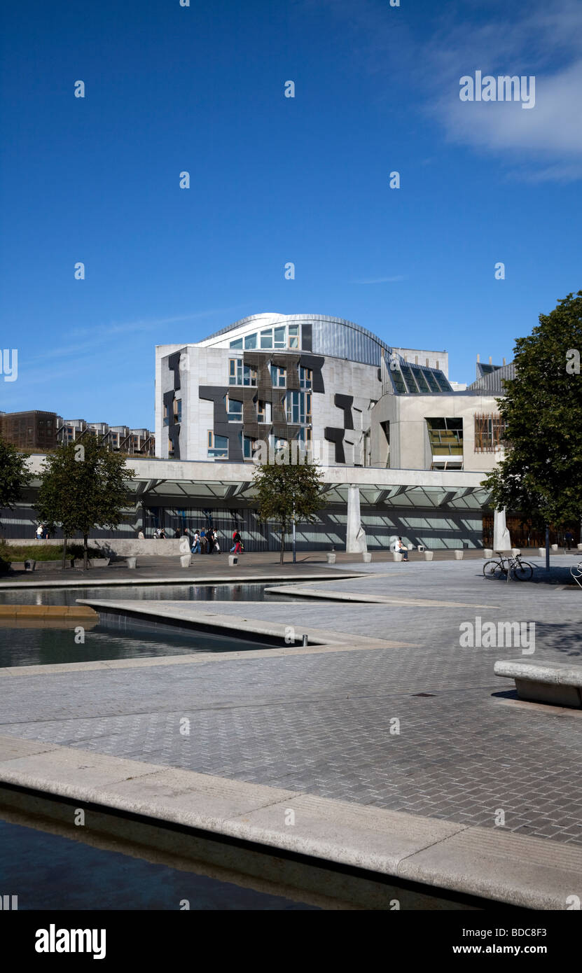 Bâtiment du Parlement écossais, Holyrood, Édimbourg, Écosse, Royaume-Uni, Europe Banque D'Images