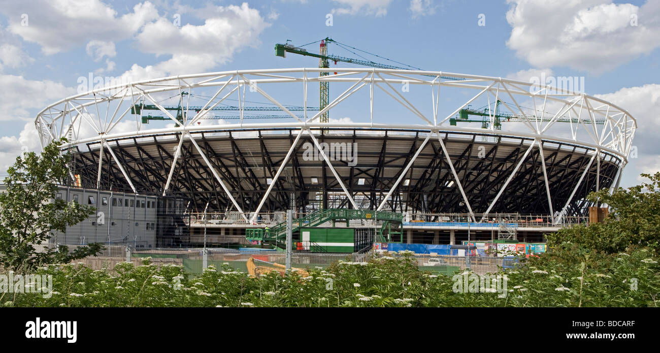 Stade olympique de Stratford London Grande Bretagne Samedi 04 Juillet 2009 Banque D'Images