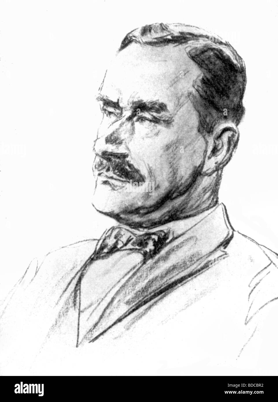 Mann, Thomas, 6.6.1875 - 12.8.1955, auteur / écrivain allemand, auteur / écrivain allemand, portrait, lithographie, 1925, Banque D'Images