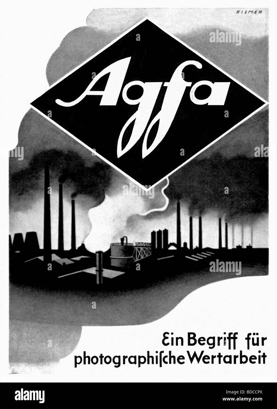 Publicité, photographie, Agfa, publicité, Allemagne, 1942, Banque D'Images