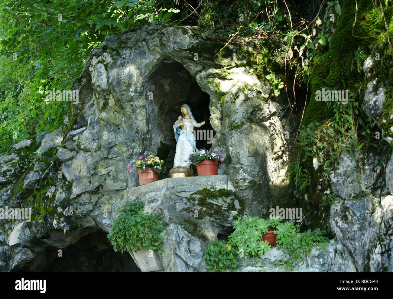 Culte, Brunate, Lac de Côme, Italie Banque D'Images