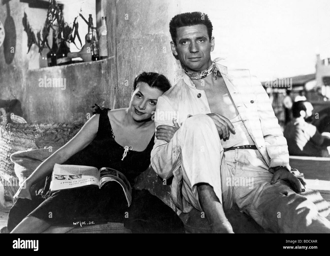 Le SALAIRE DE LA PEUR 1953 Filmsonor film avec Yves Montand et Vera Clouzot Banque D'Images