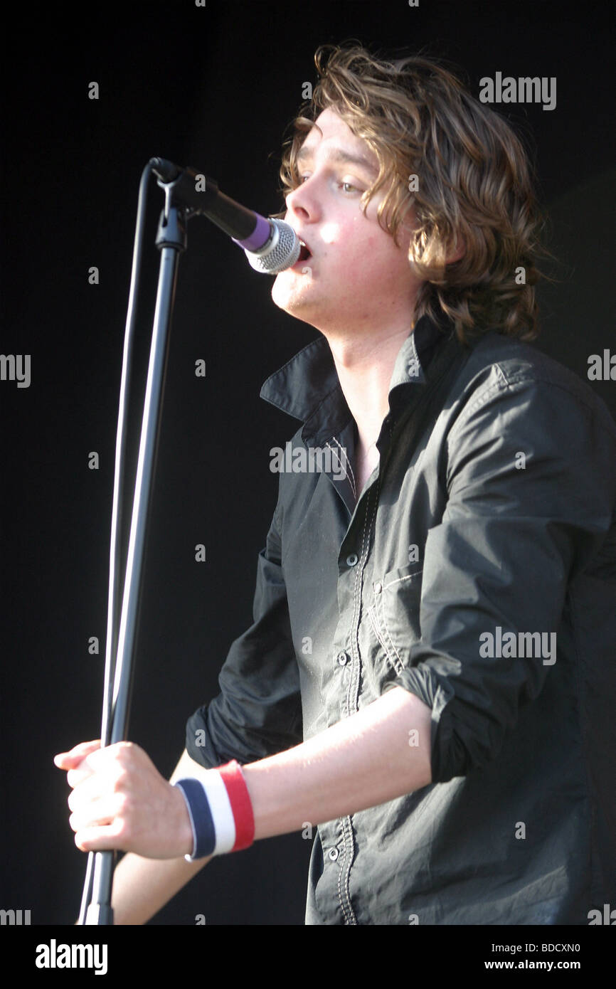 KEANE - chanteur de rock britannique au Chelmsford, Angleterre, V Festival en 2004 Banque D'Images