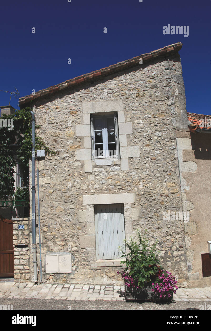 Maison typiquement français Banque D'Images