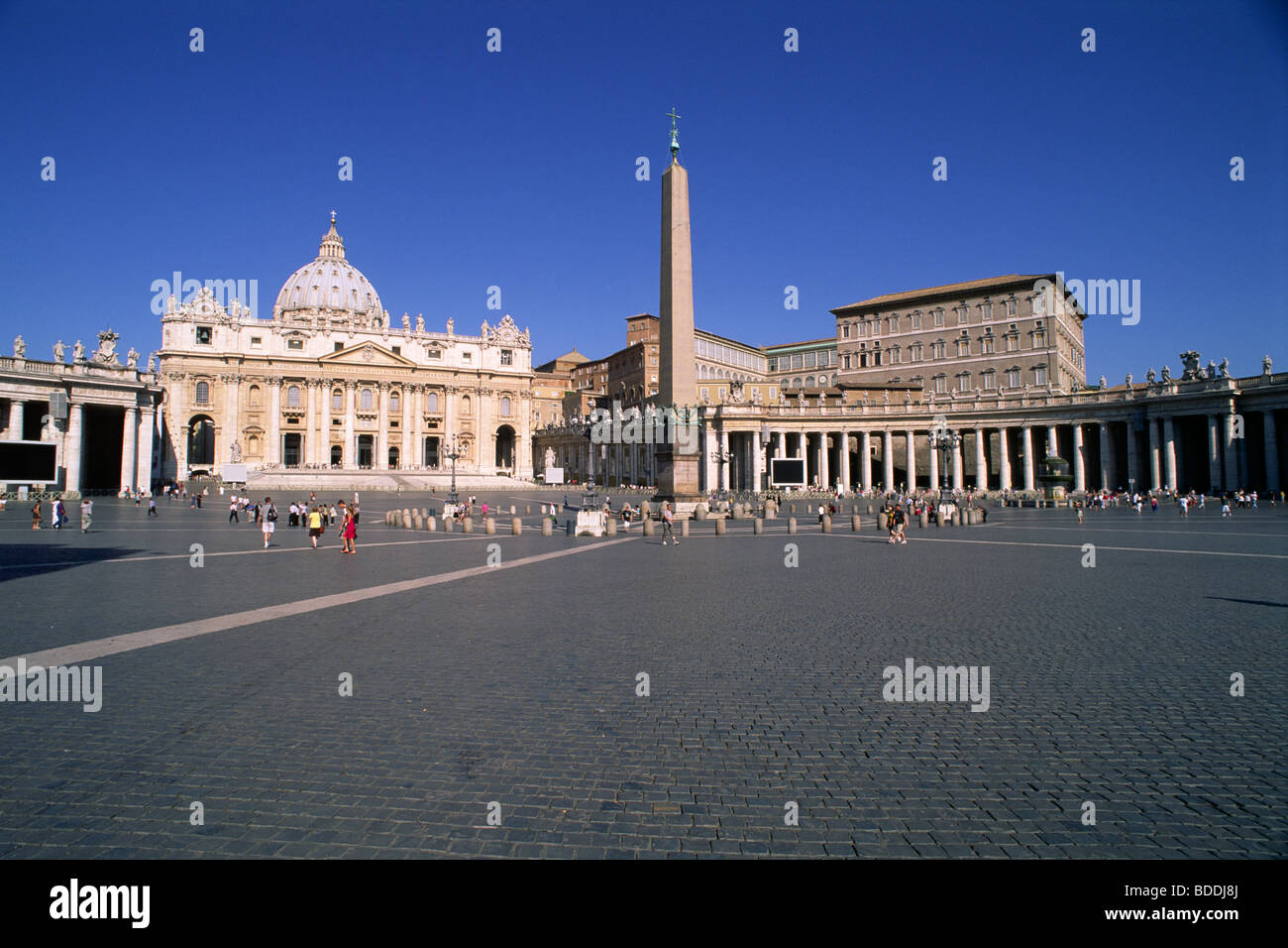 Italie, Rome, place Saint-Pierre Banque D'Images