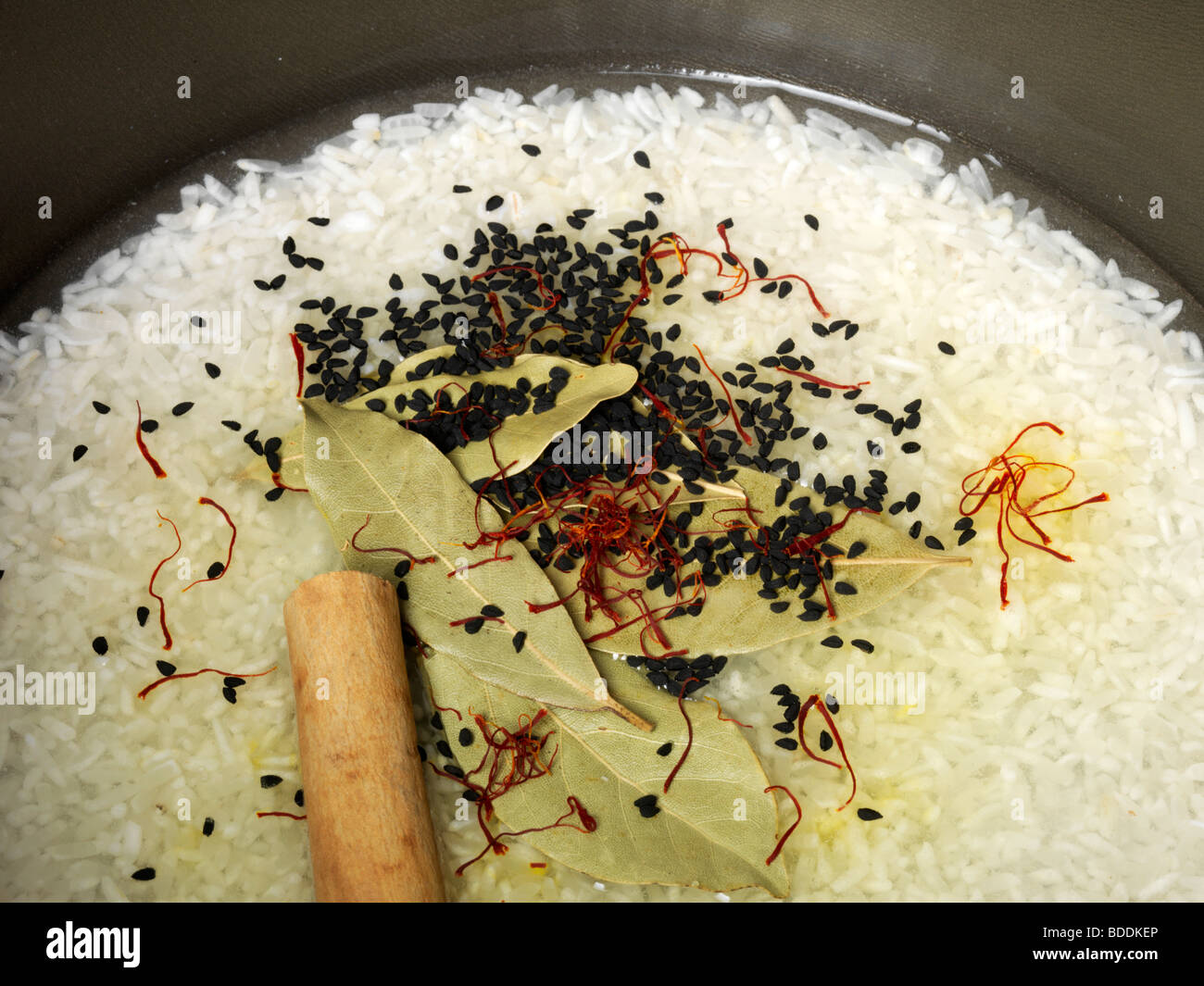 Shot 8 (la cuisson du riz parfumé - Couvercle) Banque D'Images