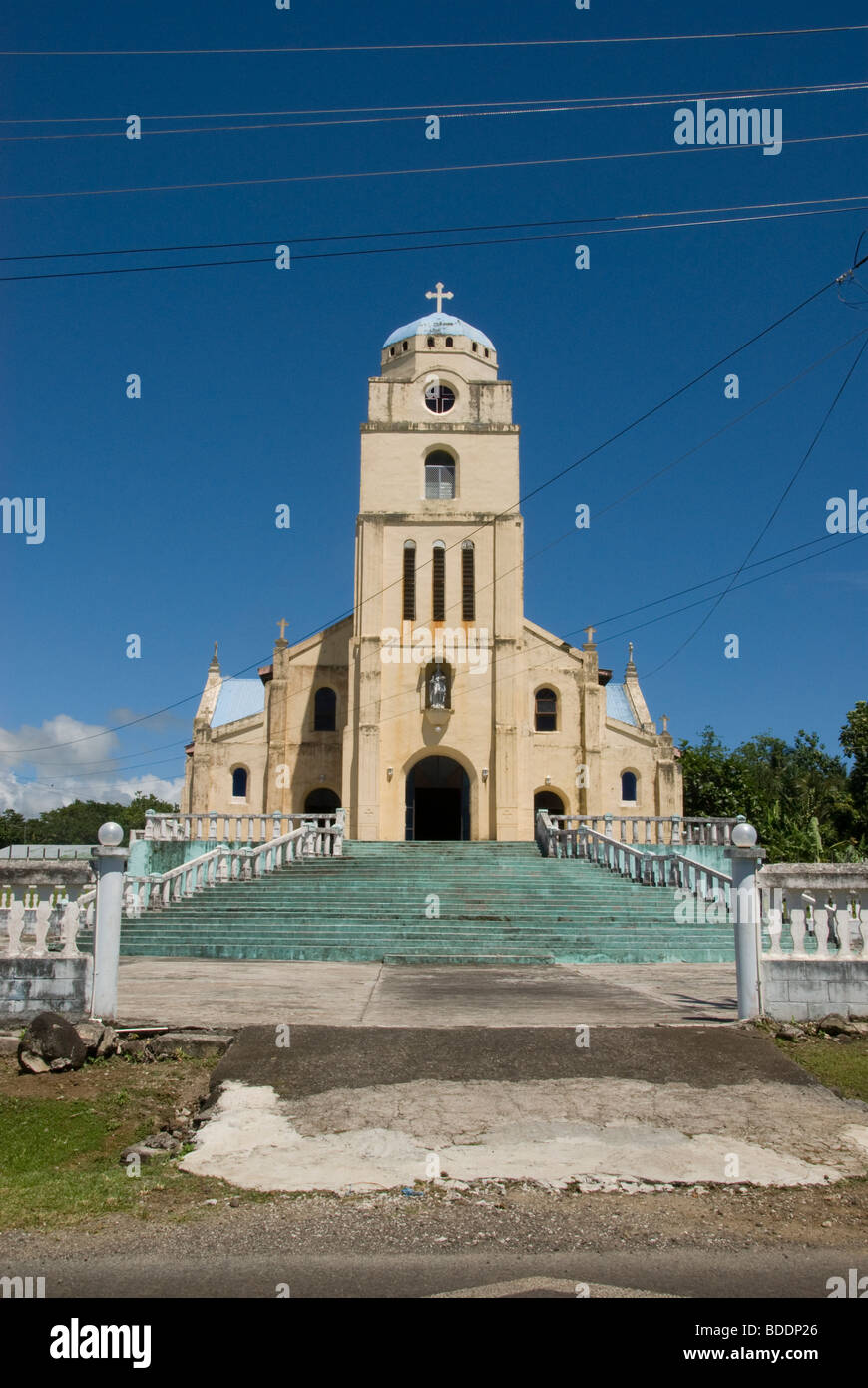 Église, Savai'i, les Samoa occidentales Banque D'Images