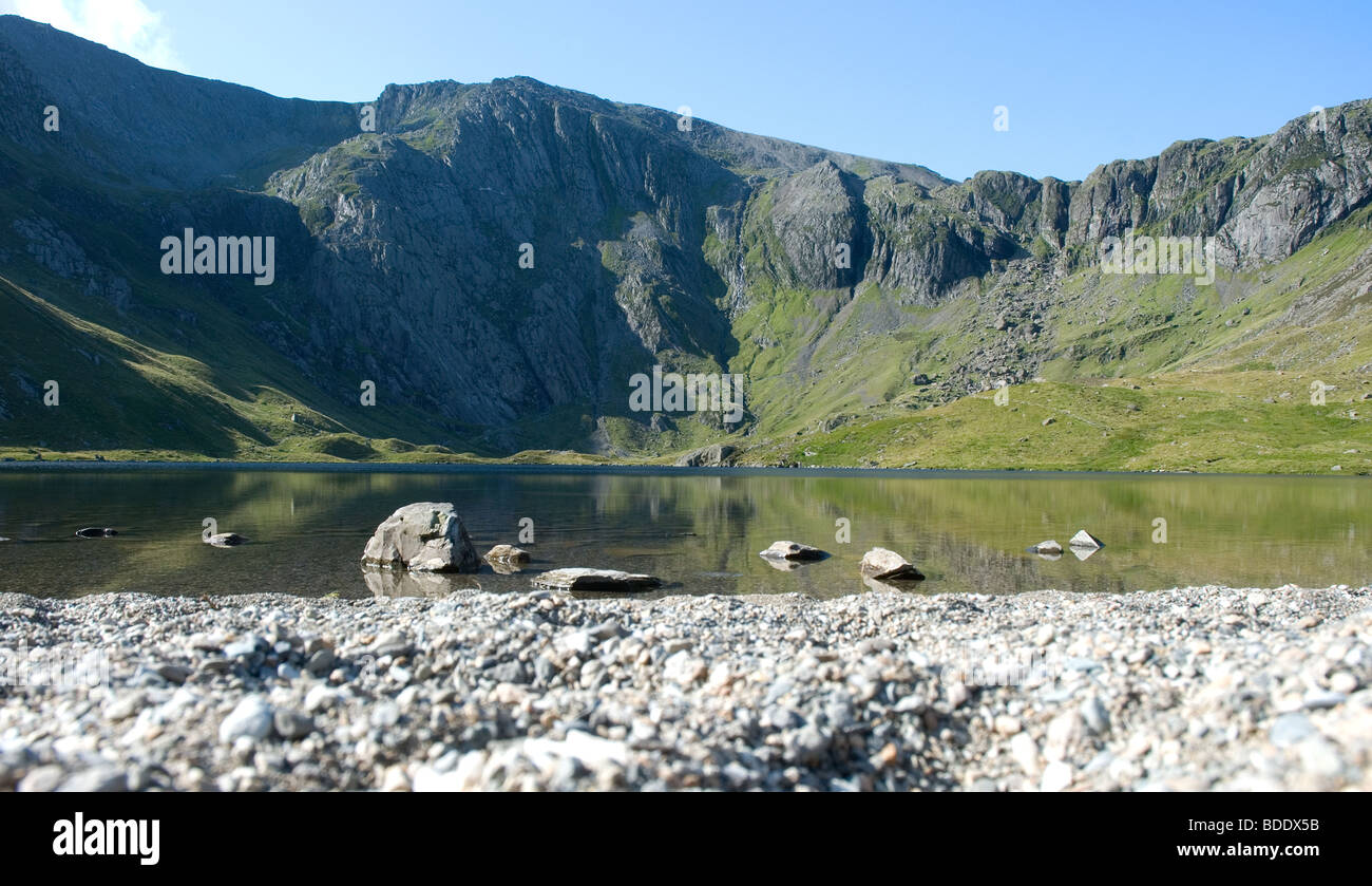 Llyn Idwal, Nord du Pays de Galles Snowdonia Banque D'Images