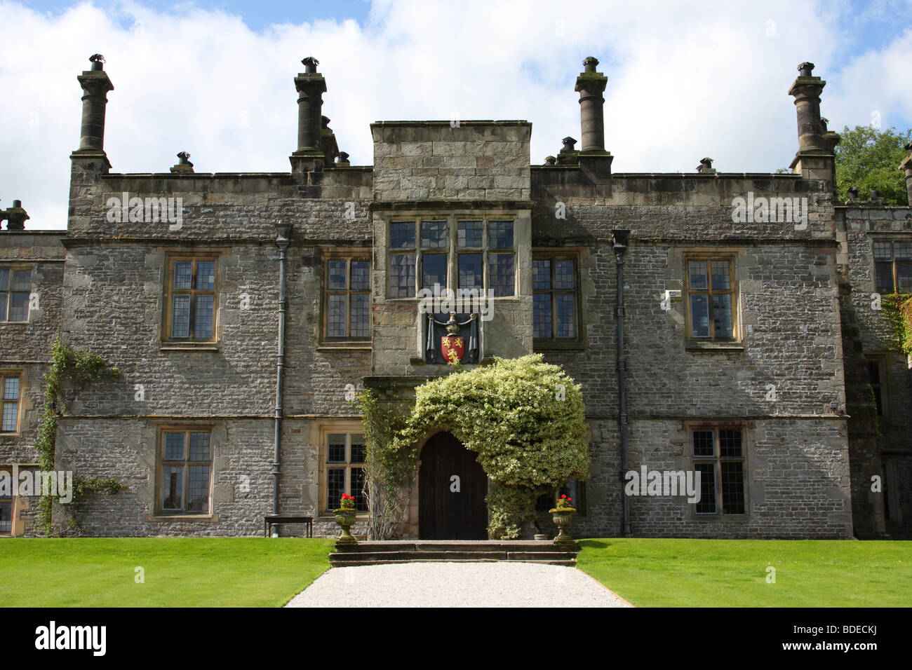 Hall, Tissington Tissington, parc national de Peak District, Derbyshire, Angleterre, Royaume-Uni Banque D'Images