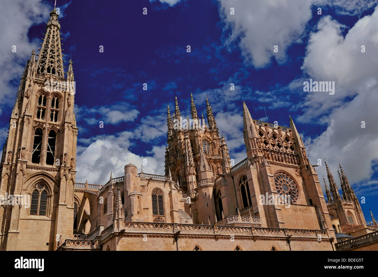L'Espagne, Saint James Way : Cathédrale de Burgos Banque D'Images
