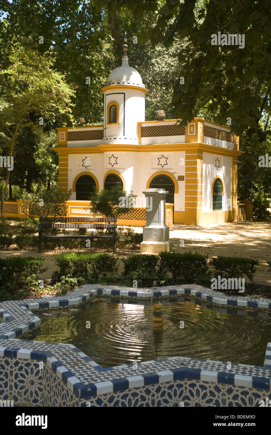 Espagne Andalousie Séville parc Maria Louisa Banque D'Images