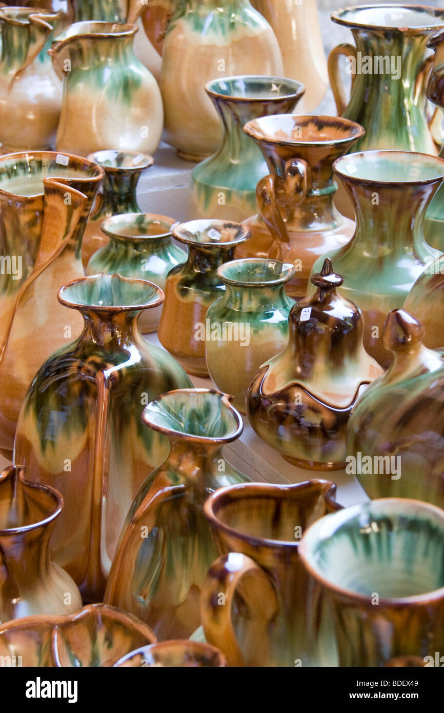Depuis l'Espagne de vases en céramique Banque D'Images
