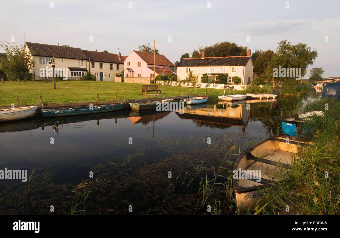 Scène de village idyllique à Cromer, Norfolk Banque D'Images