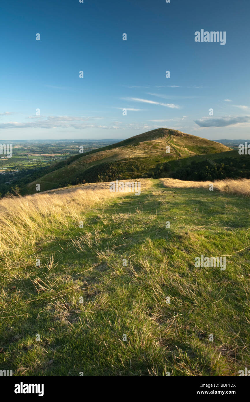 Avis de Beacon Hill Nord de Worcestershire, la Malverns, Worcestershire, Royaume-Uni Banque D'Images