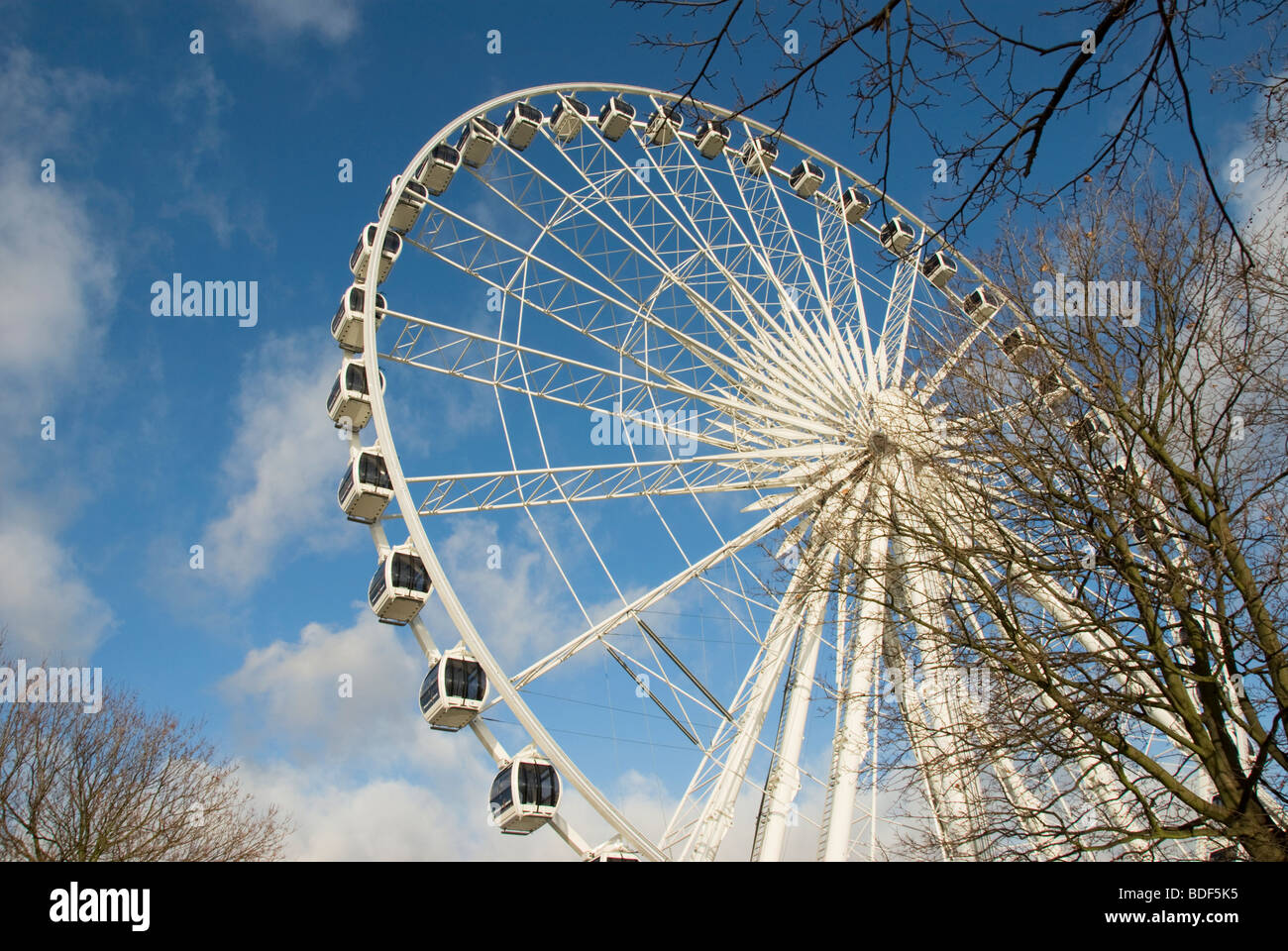 Grande roue un amusement dans Hyde Park Londres Banque D'Images