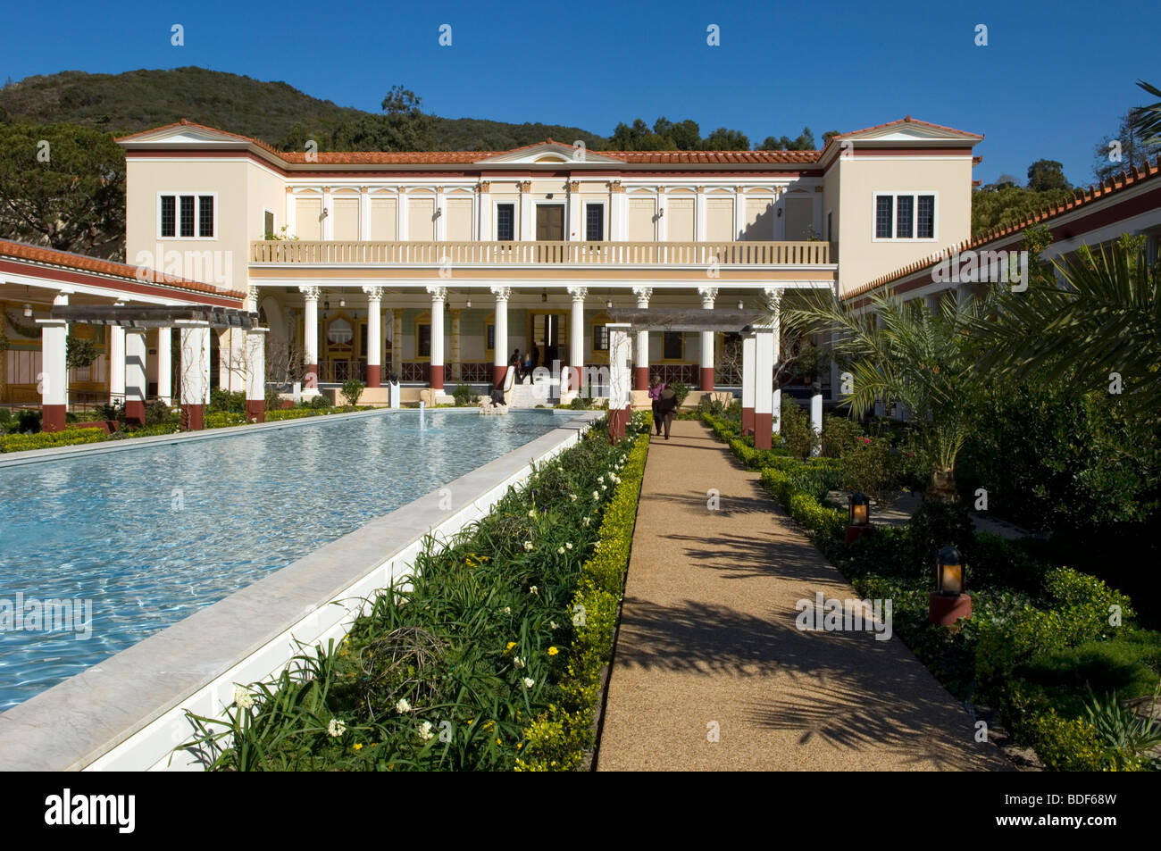 La Villa Getty à Malibu Banque D'Images