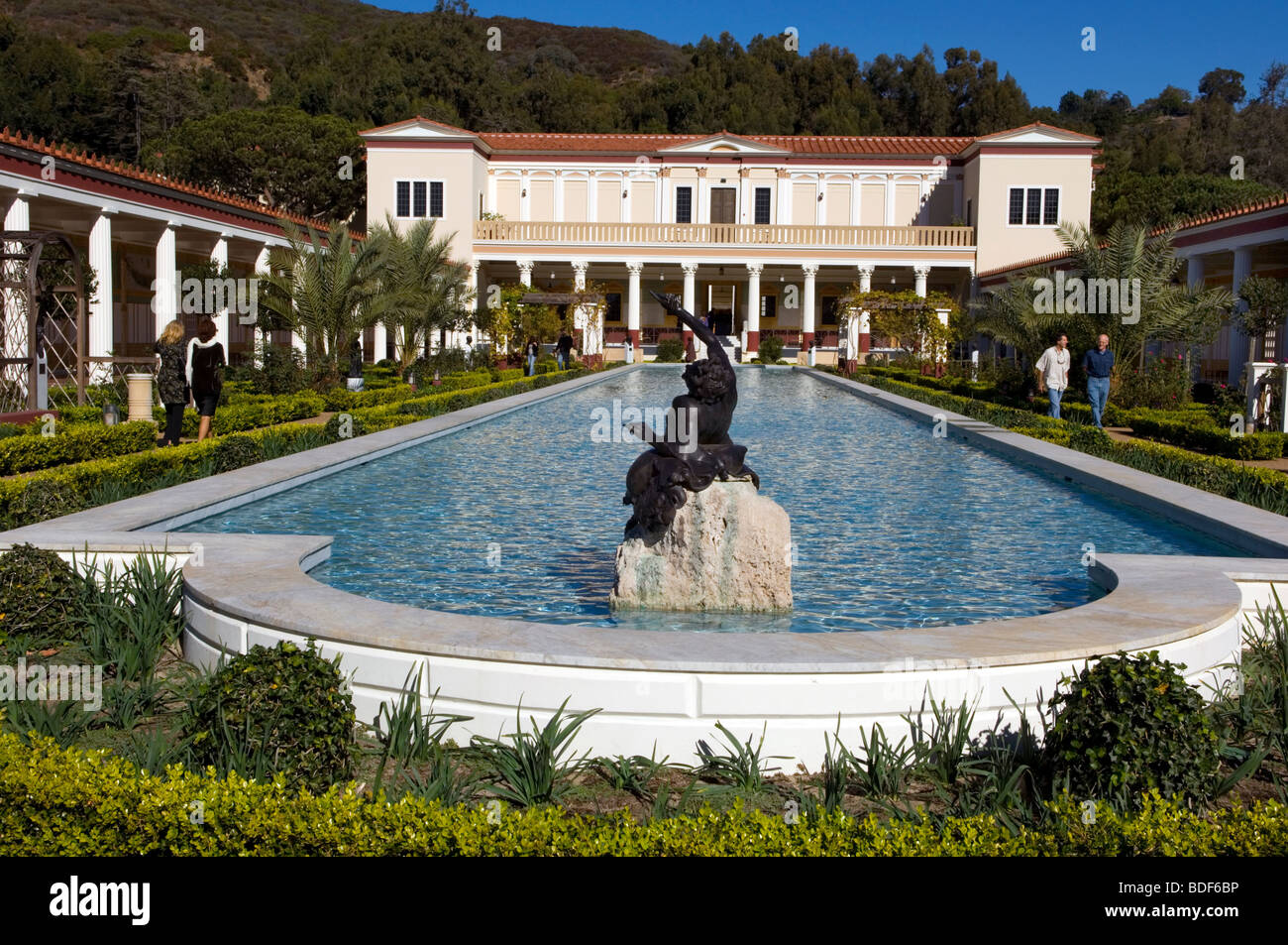 La Villa Getty à Malibu Banque D'Images