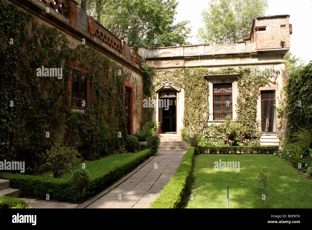 Le Museo Casa de Léon Trotski ou Musée de la maison de Trotsky à Coyoacan, Mexico Banque D'Images