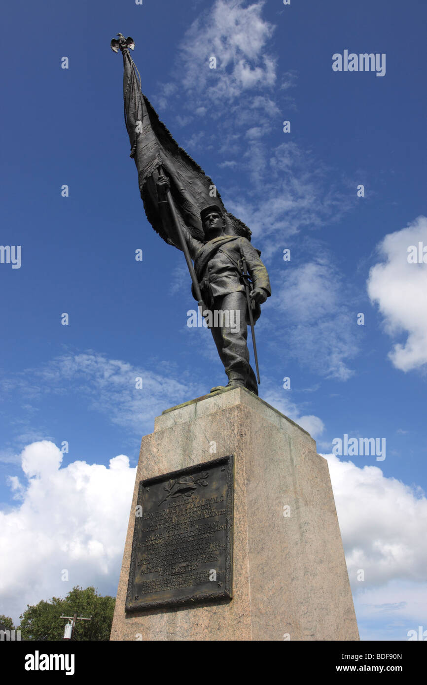 Monument de la guerre civile, Goshen, NY Banque D'Images