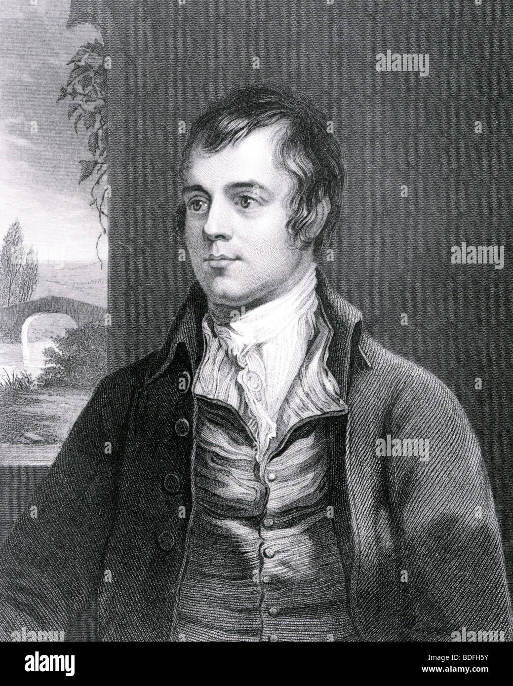 ROBERT BURNS, poète écossais et auteur-compositeur 1759-96 Banque D'Images