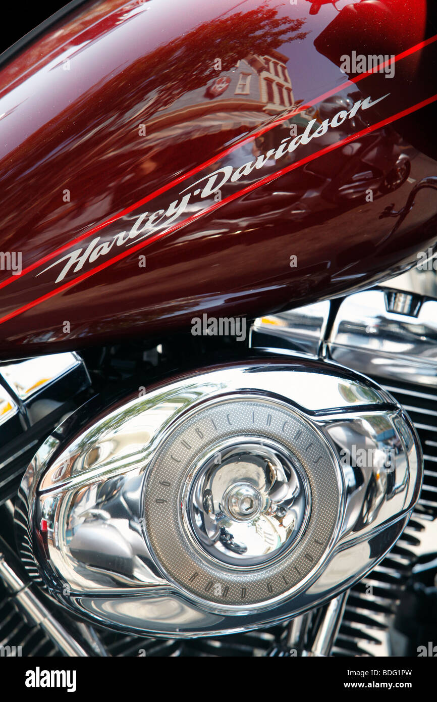 Moto Harley Davidson Banque D'Images