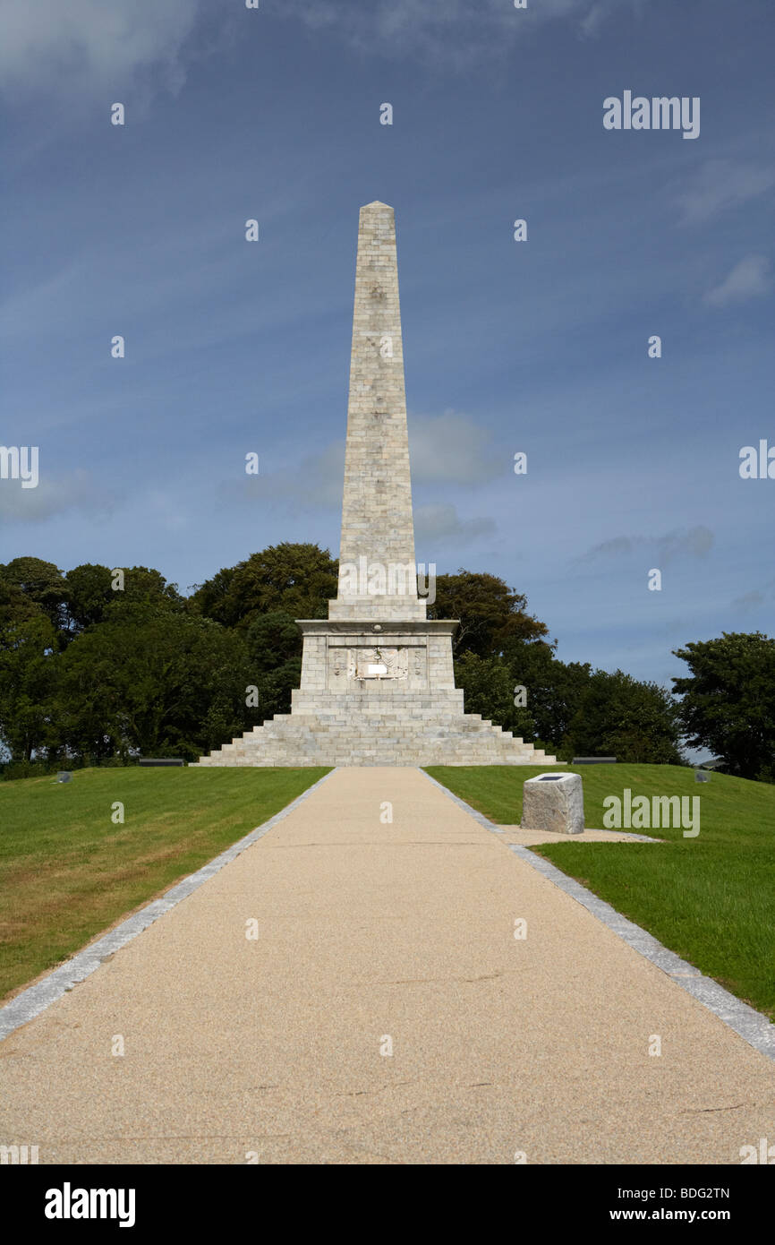 Le général Ross Monument à Rostrevor comté de Down en Irlande du Nord Banque D'Images