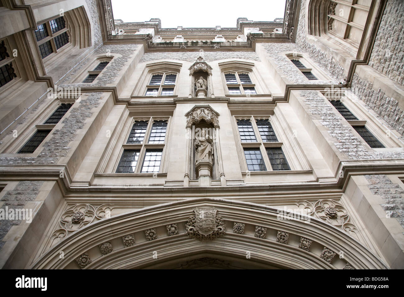 Bibliothèque de Kings College London Banque D'Images