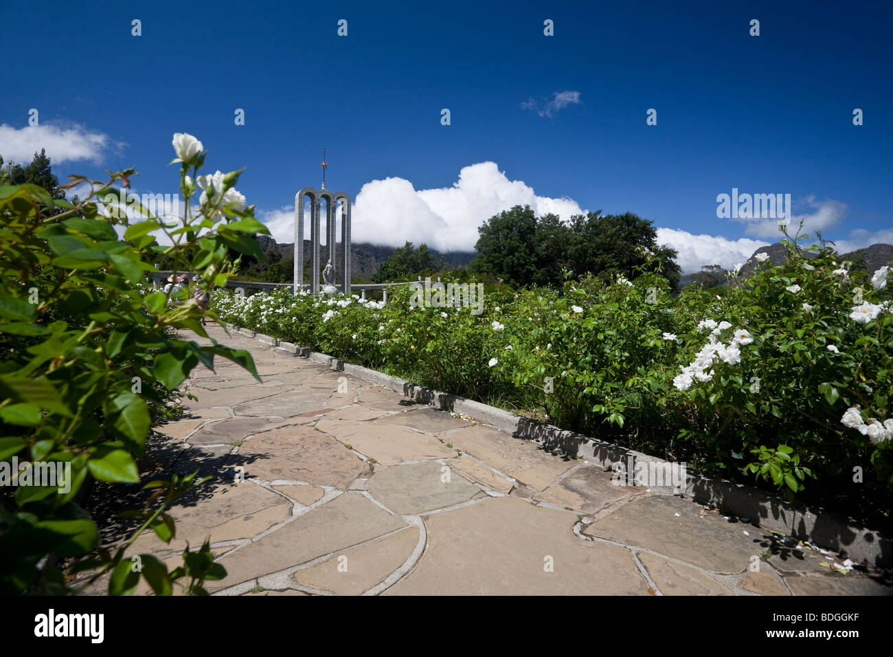 Huguenot Monument, Franschhoek, Western Cape, Afrique du Sud Banque D'Images