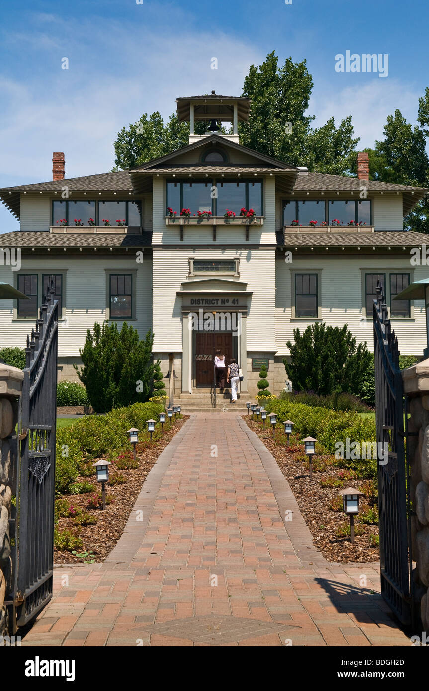 L'Ecole n° 41 Winery près de Walla Walla, Washington. Banque D'Images