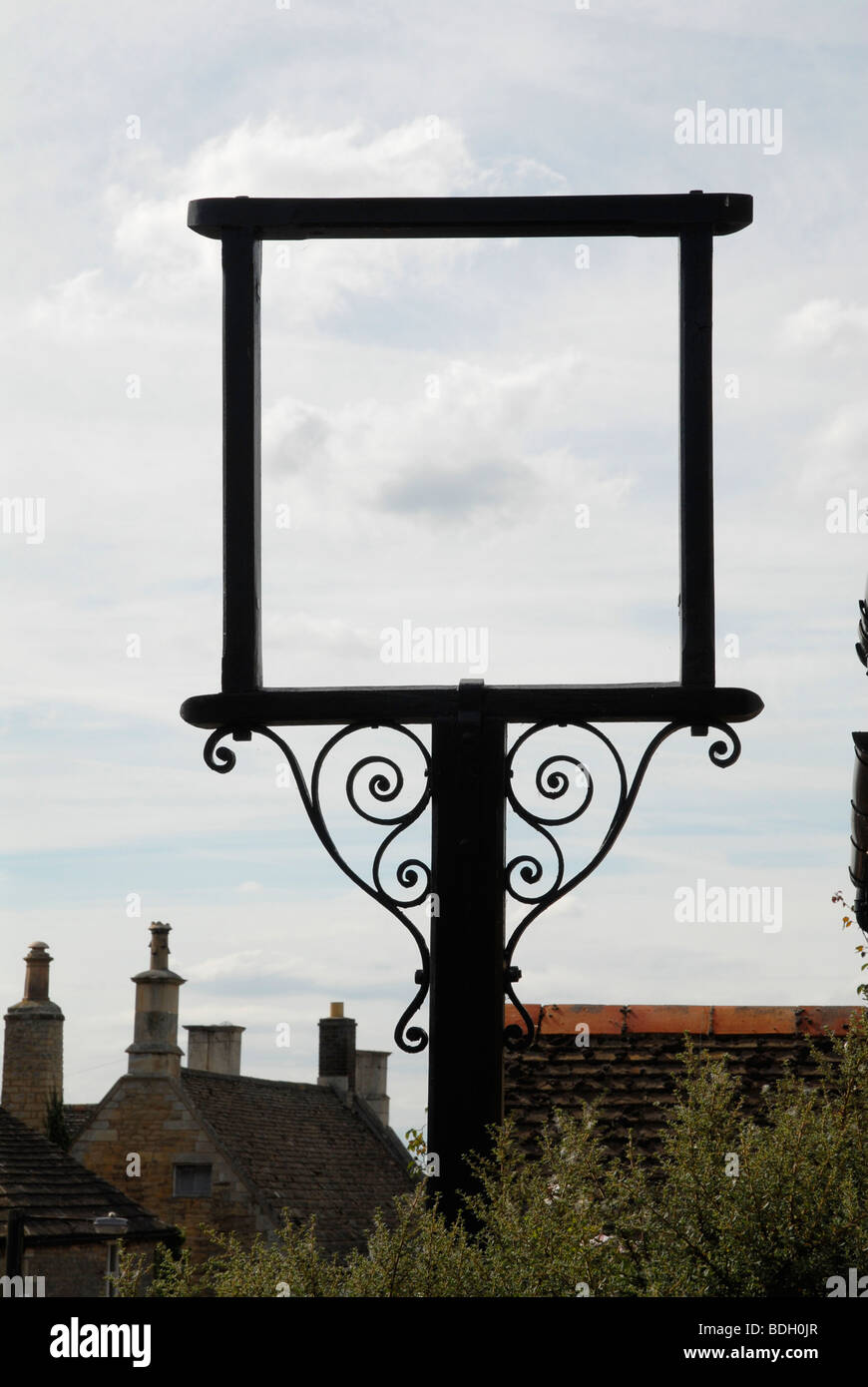 Le pub sans nom, en fait un ancien maison, maintenant une résidence privée à Collyweston, Lincs. Banque D'Images