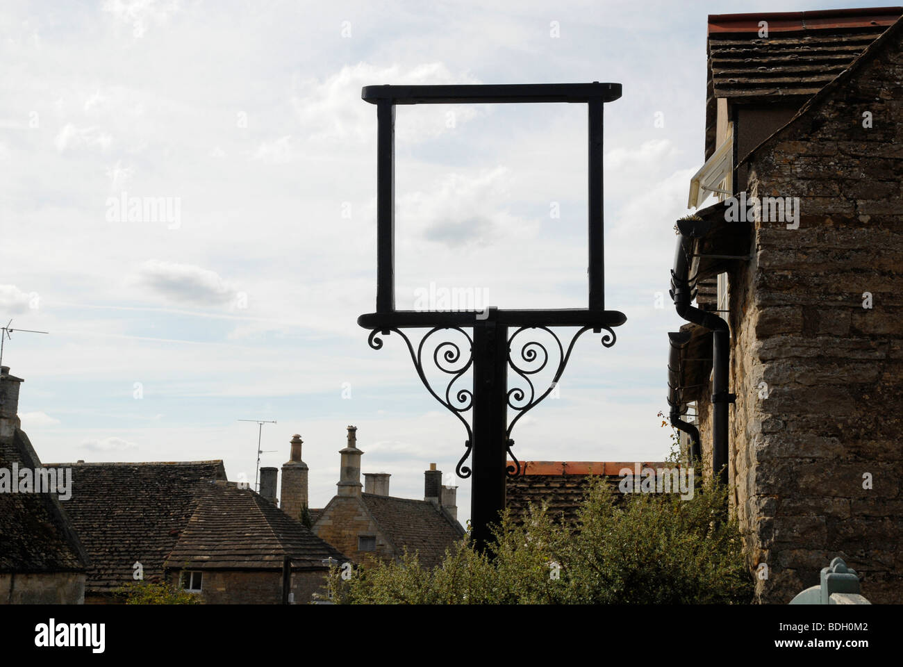 Le pub sans nom, en fait un ancien maison, maintenant une résidence privée à Collyweston, Lincs. Banque D'Images