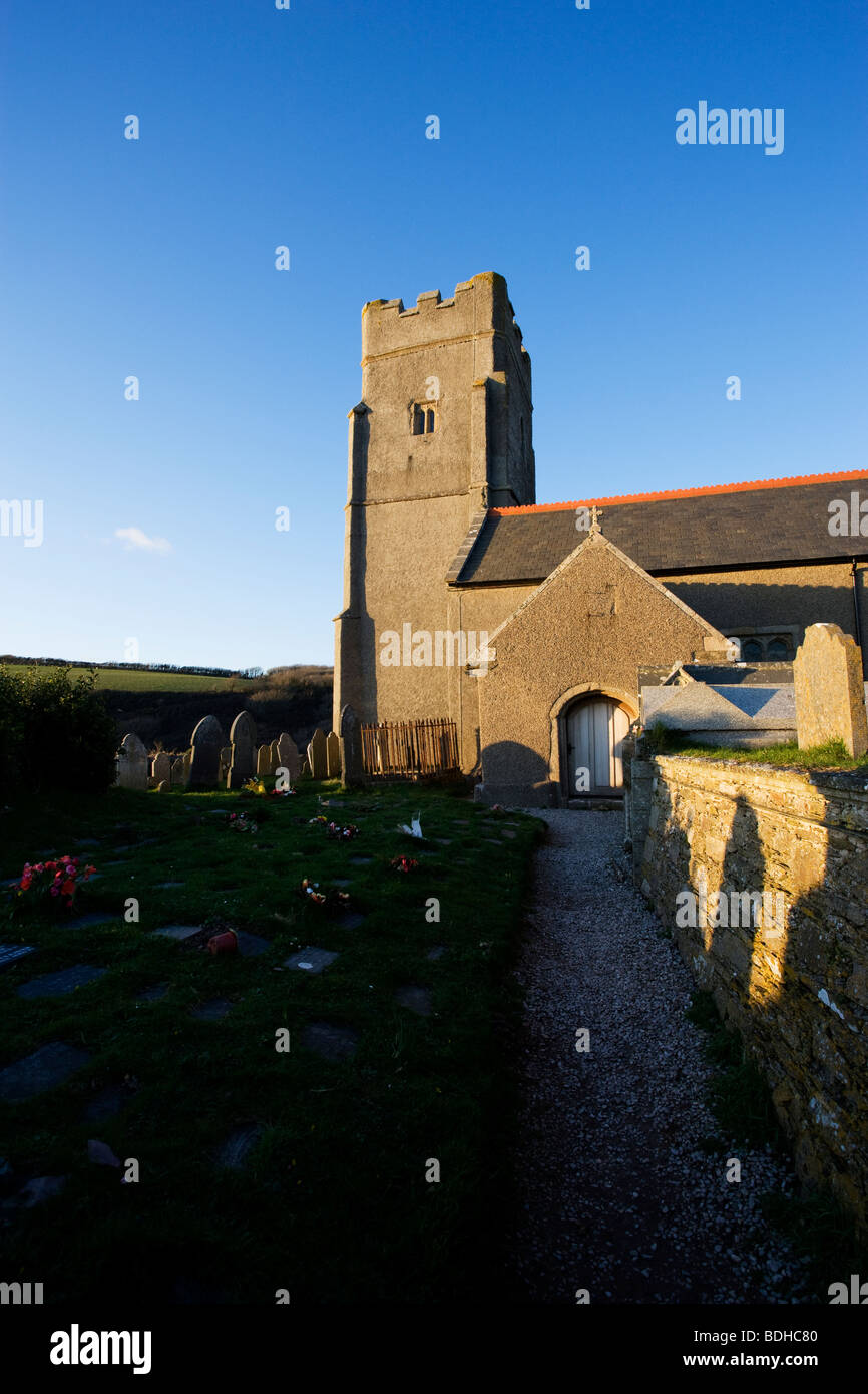 St Werburgh's Church, Wembury, Devon, England, UK Banque D'Images
