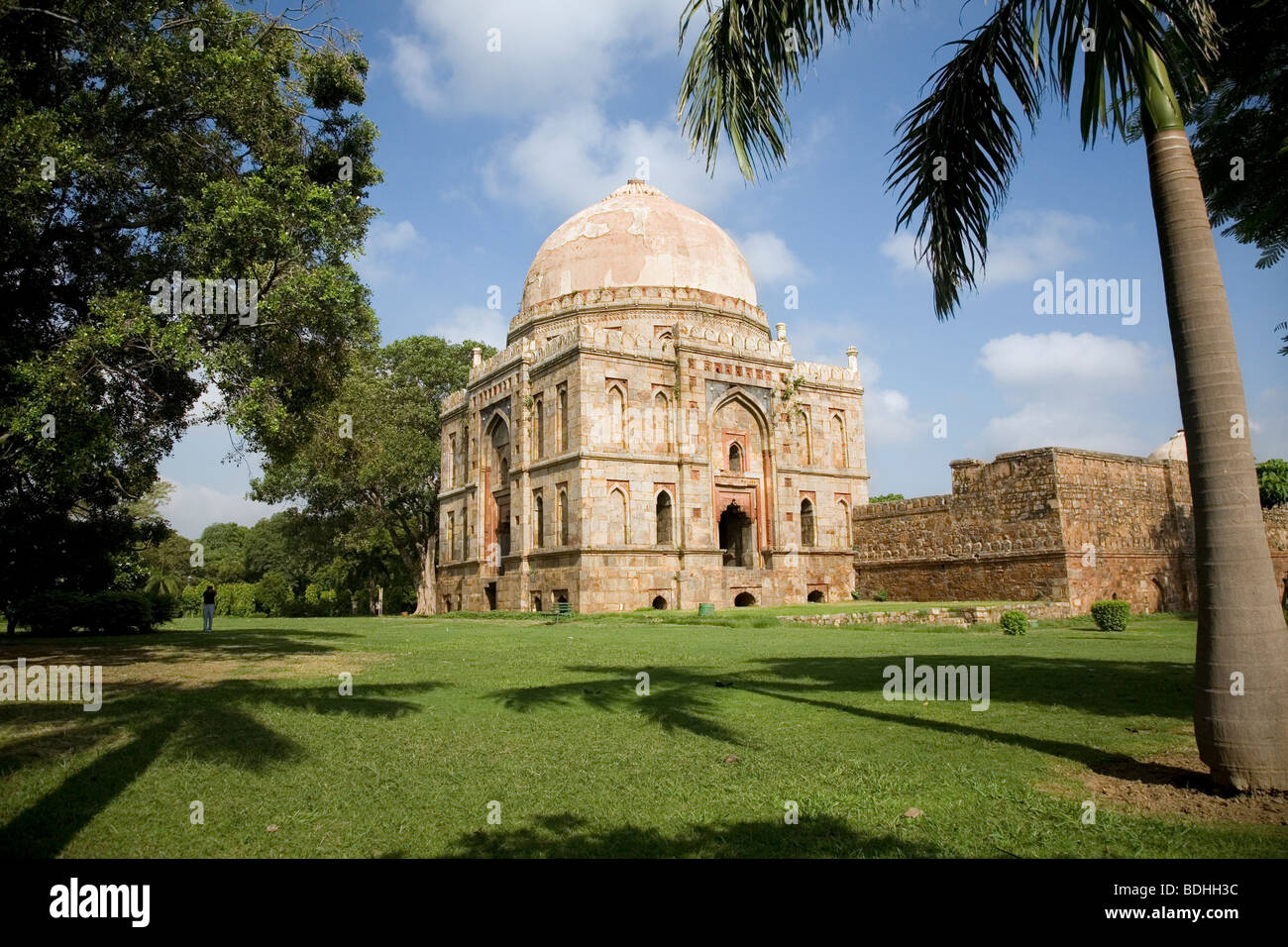 Bara gumbad intérieur Lodi Garden (jardin) complexe lodhi, New Delhi, Inde Banque D'Images