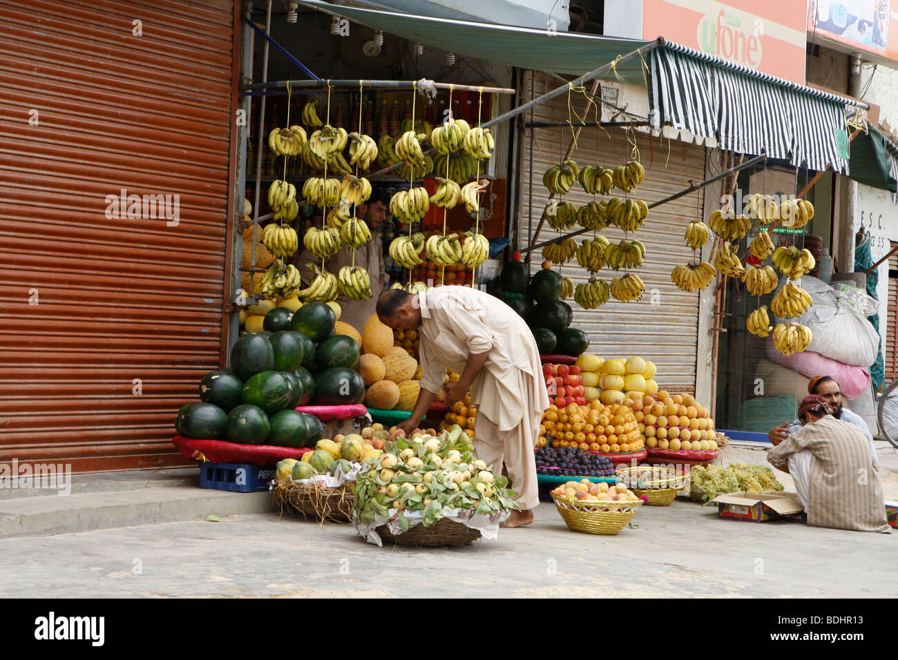 Les épiceries à Karachi Pakistan Banque D'Images