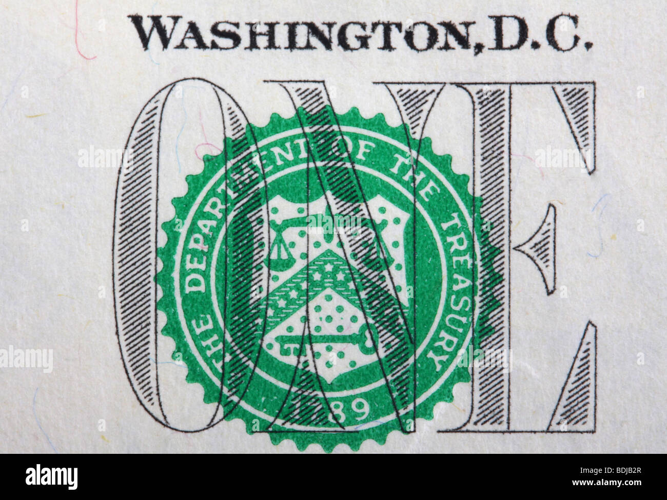 Détail de la monnaie américaine Banque D'Images