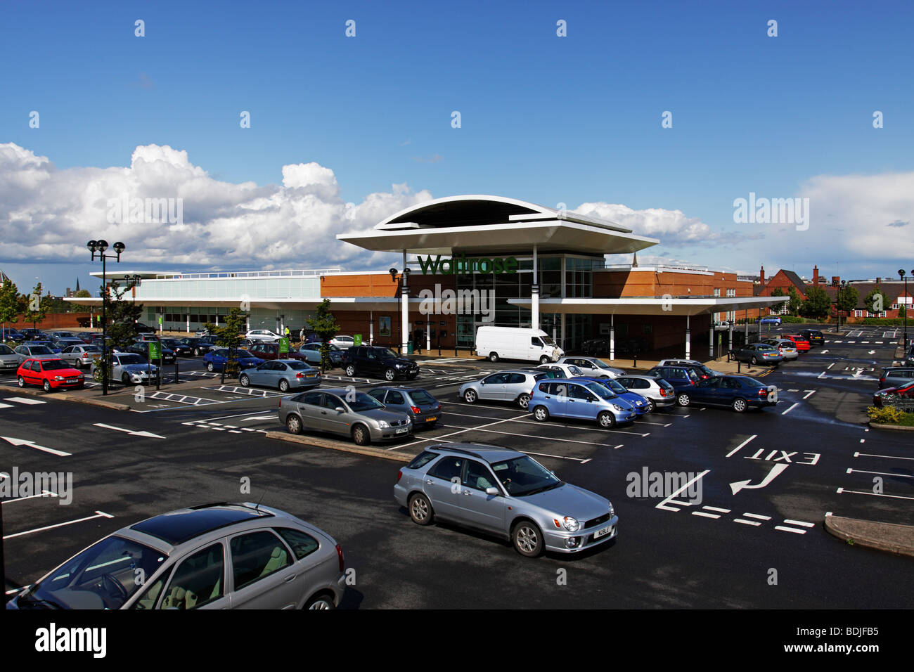 Supermarché Waitrose, Wolverhampton Banque D'Images