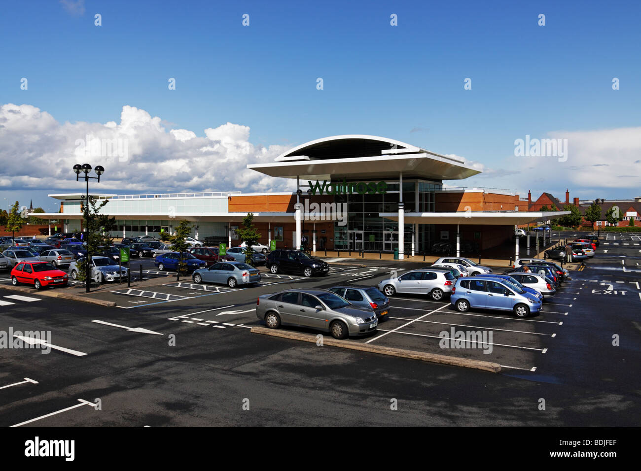 Supermarché Waitrose, Wolverhampton Banque D'Images