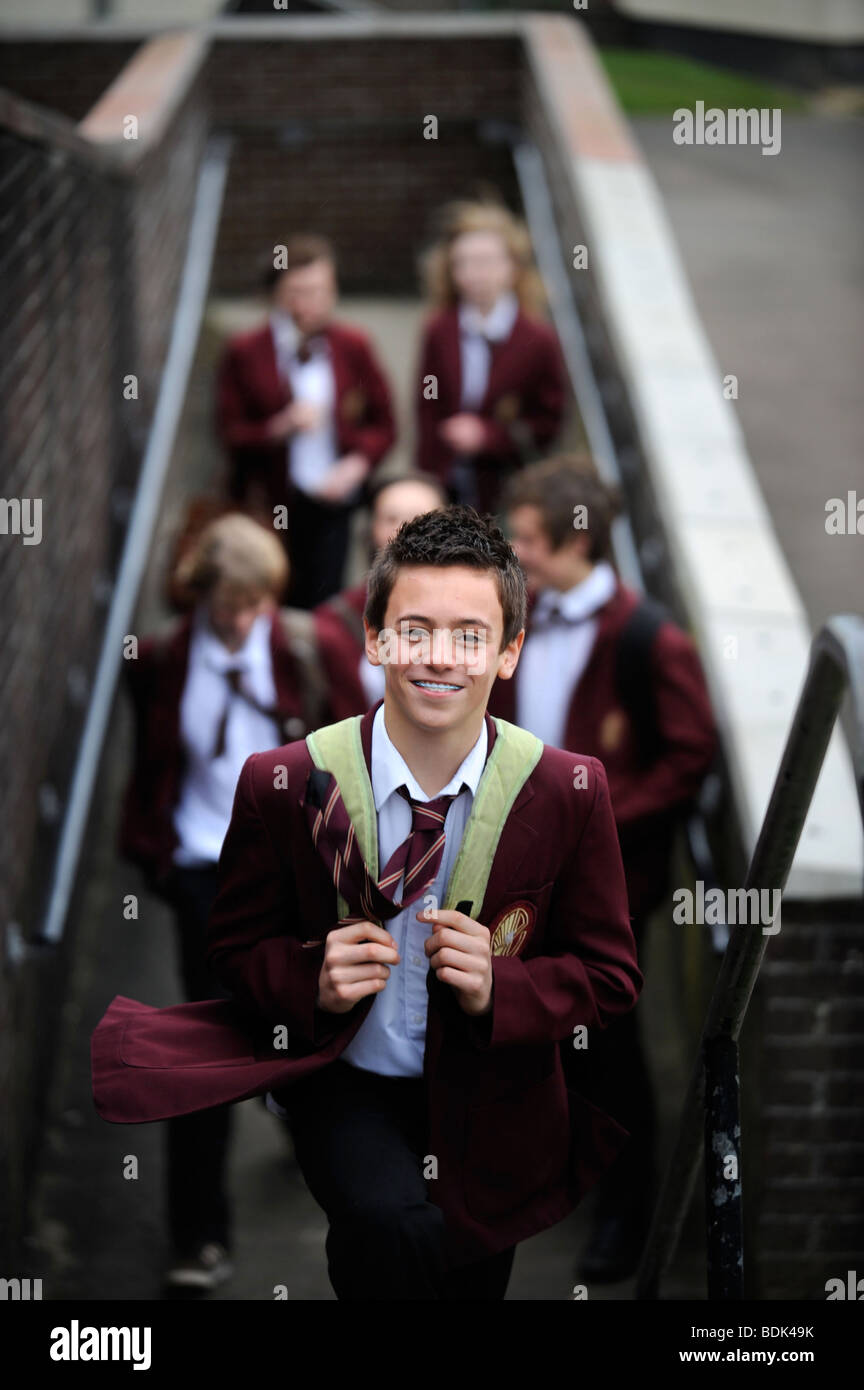 Plongeur OLYMPIQUE TOM DALEY EN FÉVRIER 2008 DE TREIZE AVEC SCHOOLFRIENDS À  PLYMOUTH Photo Stock - Alamy