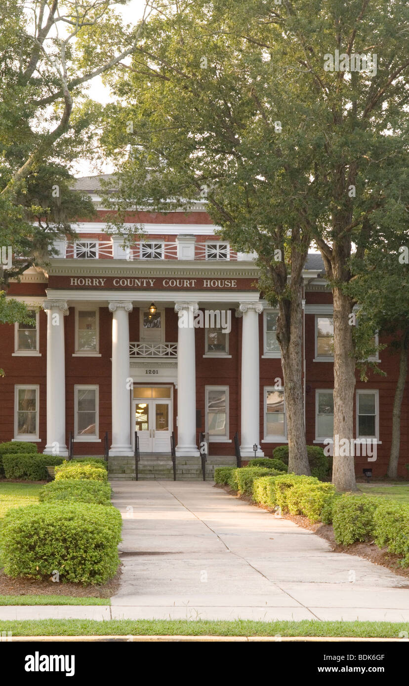 Horry County Courthouse Conway, South Carolina USA Banque D'Images