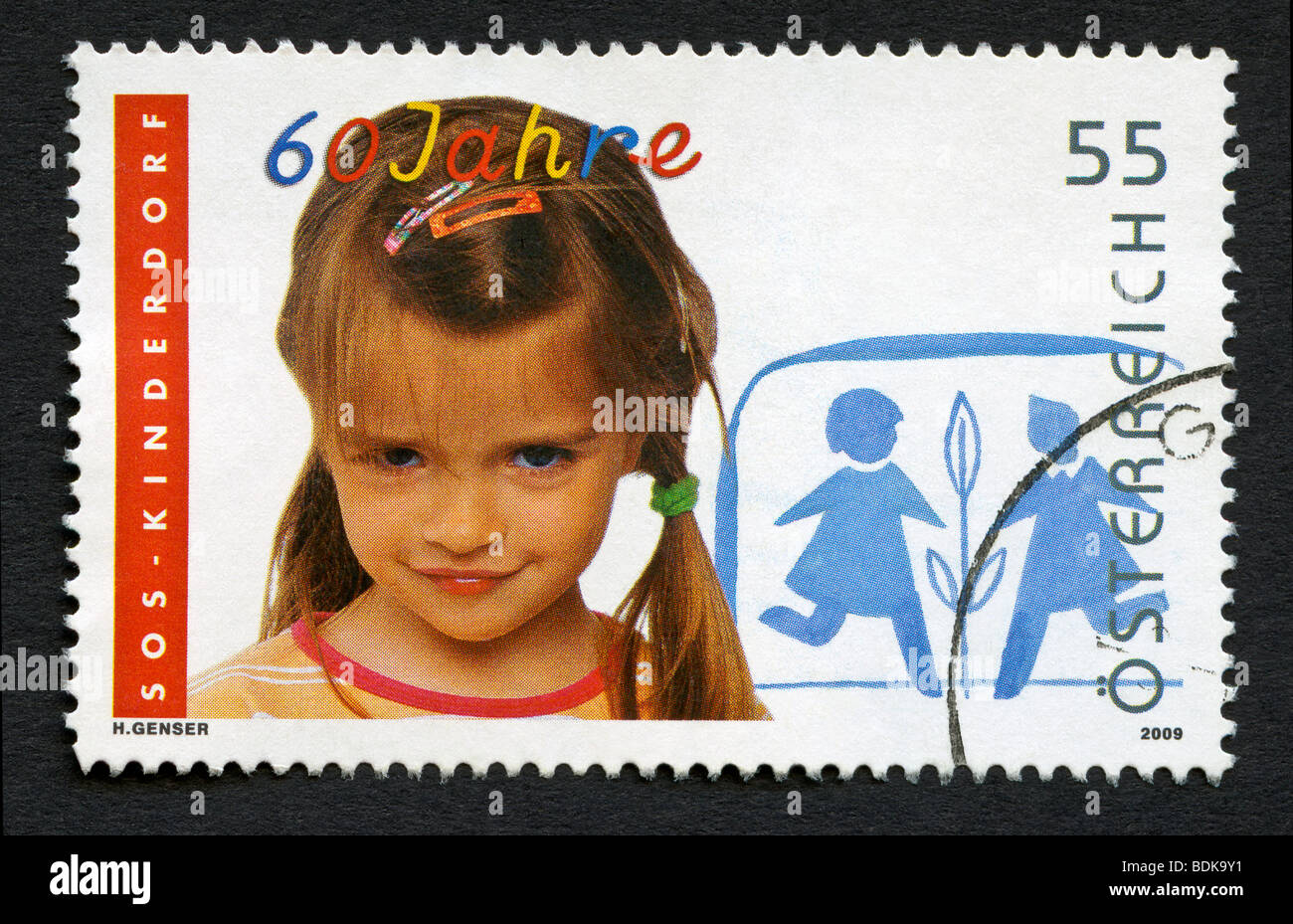 Timbre autrichien Banque D'Images