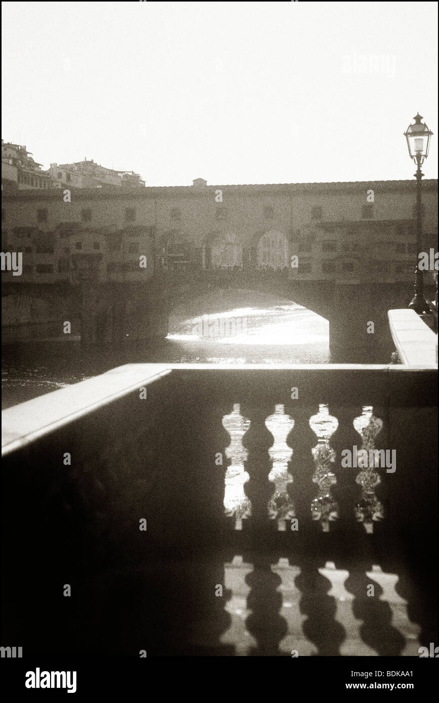 Le Ponte Vecchio, Florence, Italie Banque D'Images